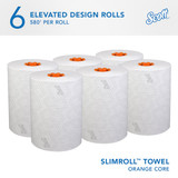 Kimberly-Clark Professional Paper Towel Roll,580 ft.,White,PK6 47035