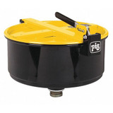 Pig Drum Funnel,Yellow,Steel,NPT DRM1210-YW