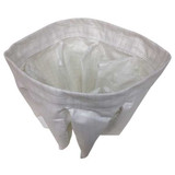 Nilfisk Sleeve Filter,Cloth,Reusable 40000460