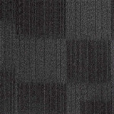 Manufacturer Varies Carpet Tile,19 11/16 in W,Charcoal 31HL77
