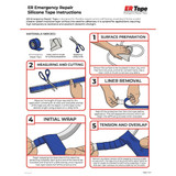 Er Tape Rectangle Self Fusing Tape,2 In.,Black GL20B73REC
