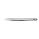 Excelta Tweezer,Flat,4-3/4 in. L,SS,1/16 in. Tip 2A-SA