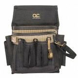 Clc Work Gear Black,Tool Pouch,Polyester 1505
