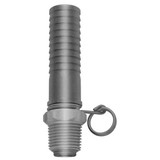 Sani-Lav Swivel Hose Adapter,SS,1/2" x 1/2" N21S