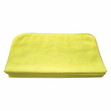 Tough Guy Microfiber Cloth,16" x 16",Yellow,PK12 32UV12