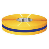 Mighty Line Floor Tape,Blue/Yellow,2 inx100 ft,Roll 2RYBCTR