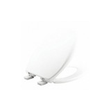 Bemis Toilet Seat,Elongated Bowl,White,14" W GR1200E4 000