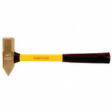 Ampco Safety Tools Cross Peen Hammer,Non-Spark,2-1/2 lb H-41FG