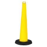 Sim Supply Traffic Cone,42in H,Yellow,Polyethylene  45YJ70