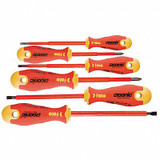 Bondhus Ins. Screwdriver Set,Slot/Phillips,6 Pc 0715753169