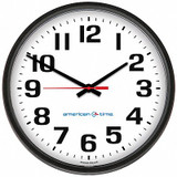 American Time Wall Clock,Analog,Battery E56BASD301G