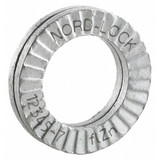 Nord-Lock WdgLkWshr,Stl,5/16in,.34"ID,.53"OD,200PK 1231