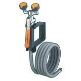 Guardian Equipment Dual Head Drench Hose,Wall Mount,8 ft. G5026