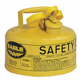 Eagle Mfg Type I Safety Can,1 gal.,Yellow,8In H UI10SY