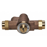 Haws Emergency Mixing Valve,5" L,Brass 9201EW