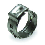 Oetiker Single-Ear Clamp,SS,1/2"Max OD,PK100 16702490-100