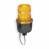Federal Signal Low Profile Warning Light,LED,Amber,120V LP3PL-120A