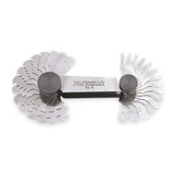 Starrett Thread Pitch Gauge Set,Thread Ang 60 deg 6
