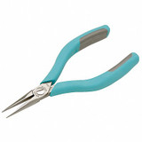 Erem Needle Nose Plier,5-3/4" L,Serrated 2411PD