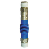 Hansen Flex Air Fitting,1/4 In. (M)NPT x (M)NPT  FA25M25M