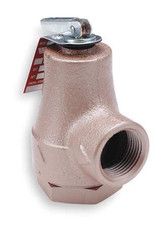 Watts Safety Relief Valve,3/4 In,30 psi,Iron 3/4 374 A