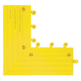 Wearwell Outside Corner,Yellow,6 in. x 15 in.,PK4 560
