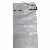 Sim Supply Sand Bag, White,26 in L, 14 in W,PK100  6FGY1