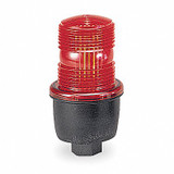 Federal Signal Low Profile Warning Light,LED,Red,120VAC LP3PL-120R