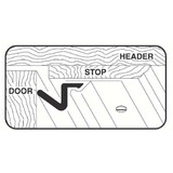 Manufacturer Varies Weatherstrip,Kerf Vinyl Clad,White 2RRT1