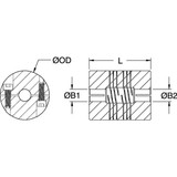 Ruland MotionControl Coupling,Clamp,1-2"x1-2" PCR18-8-8-A
