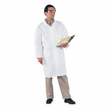 Kleenguard Disp. Lab Coat,M,Microporous,White,PK30  44452