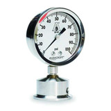 Ashcroft Pressure Gauge,0 to 100 psi,3-1/2In 35-1032S-20L-100