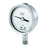Ashcroft Pressure Gauge,0 to 30 psi,3-1/2In,1/4In 351009SW02LXLL30