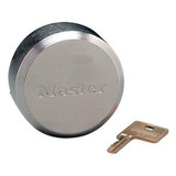 Master Lock Keyed Padlock,1 23/32 in,Round,Silver  6271NW700A