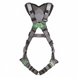 Msa Safety Full Body Harness,V-FIT,M 10194630