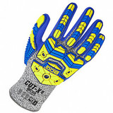 Bdg Coated Gloves,A3,Knit,M,9.75" L 99-1-9792-8