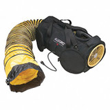 Allegro Industries Confined Space Blower,Black/Yellow,15" W 9535-08L