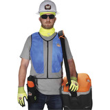 Ergodyne Cooling Vest,4 hr. Time,XL Size,Blue 6667