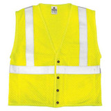 Kishigo Flame Rsist Hi Vis Vest,Class 2,M,Lime ASFM300-M