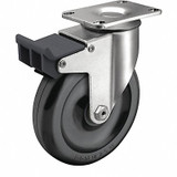 Colson Plate Caster,Swivel,5" Wheel Dia. 2.05256.55 BRK5