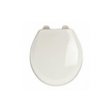 Centoco Toilet Seat,Round,White,Plastic GR750CT-001