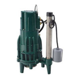 Zoeller 1 HP,Grinder Pump,Tether Float 818-0014