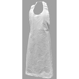 Action Chemical Apron,46in.Lx28in.W,White,PK1000 PE461W