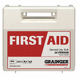 Sim Supply First Aid Kit w/House,141pcs,2.5x8",WHT  54772
