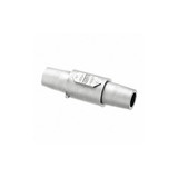 Hubbell Double Connector,Wht,300/400AC/DC HBLDFW