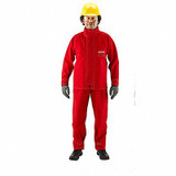 Ansell Jacket,Chemical Resistant,Red,L 66-660