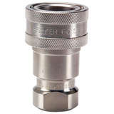 Parker Quick Connect,Socket,1/4",1/4"-18 SH2-62Y