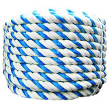 Jed Pool Tools Rope,Plastic,Blue/White,50 ft.,3/4" dia. 90-861-R-50