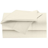 Martex Sheet,XL Full,Bone,15" Pocket,54" W,PK6 1A05329