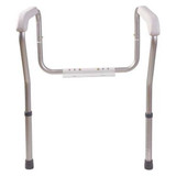 Healthsmart Toilet Safety,Aluminum,Textured,8 in L 521-9804-9601